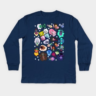 CRYSTAL GEMS Kids Long Sleeve T-Shirt